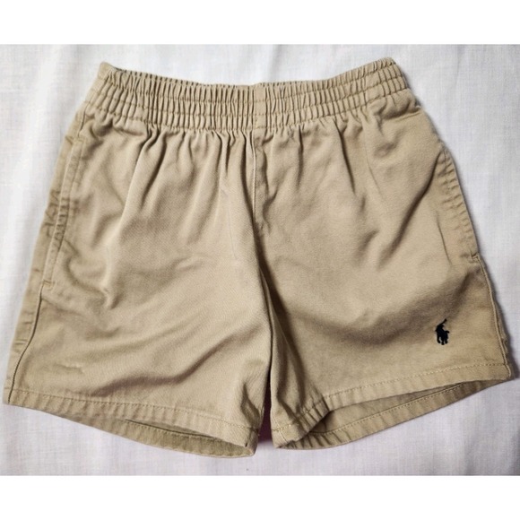 Ralph Lauren 3T Khaki Elastic Waist Shorts - Picture 1 of 6